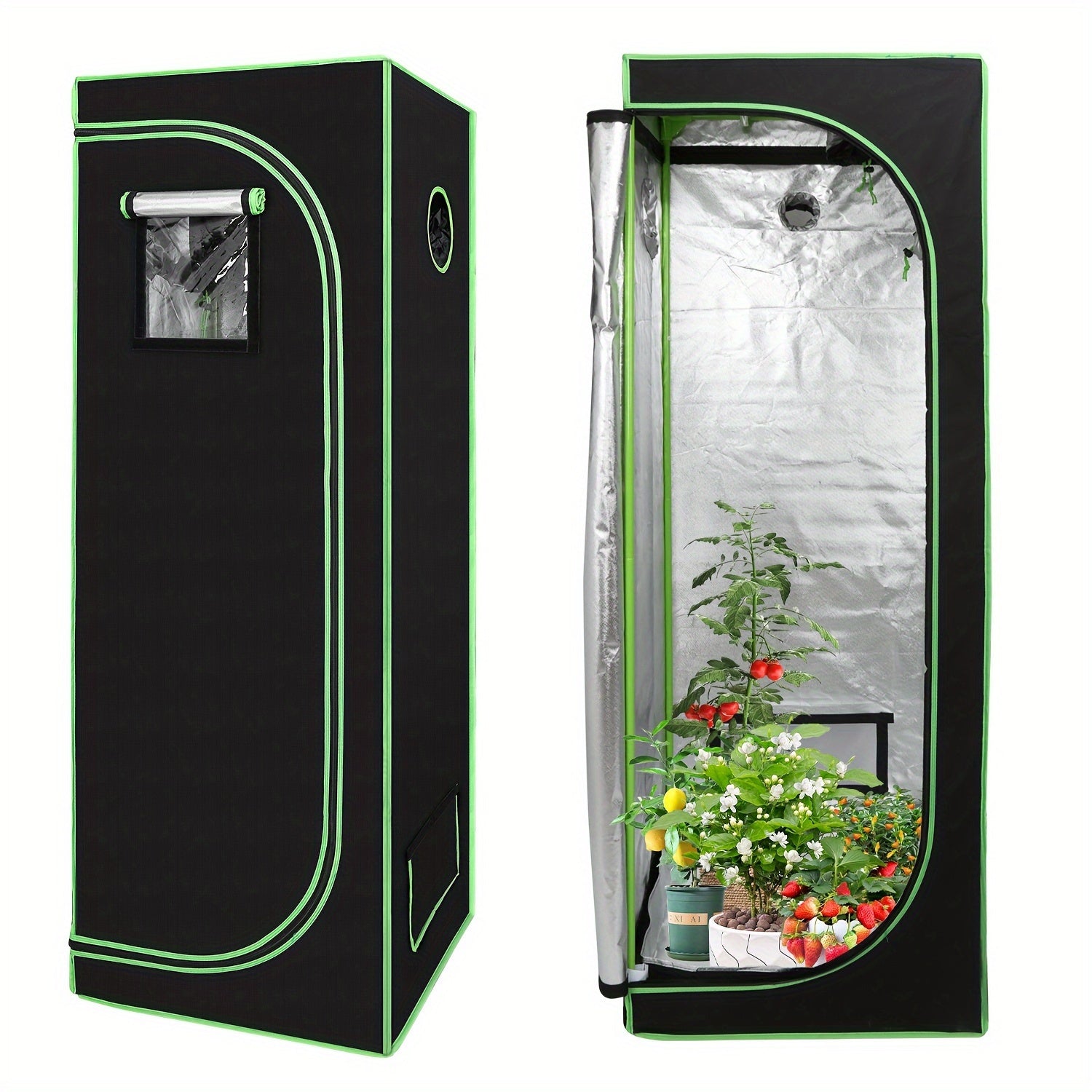 Pflanzen, wasserdicht für Pflanzen Lichtdicht und Wasserdicht Kulturzelt Indoor Growbox – Detailansicht 6