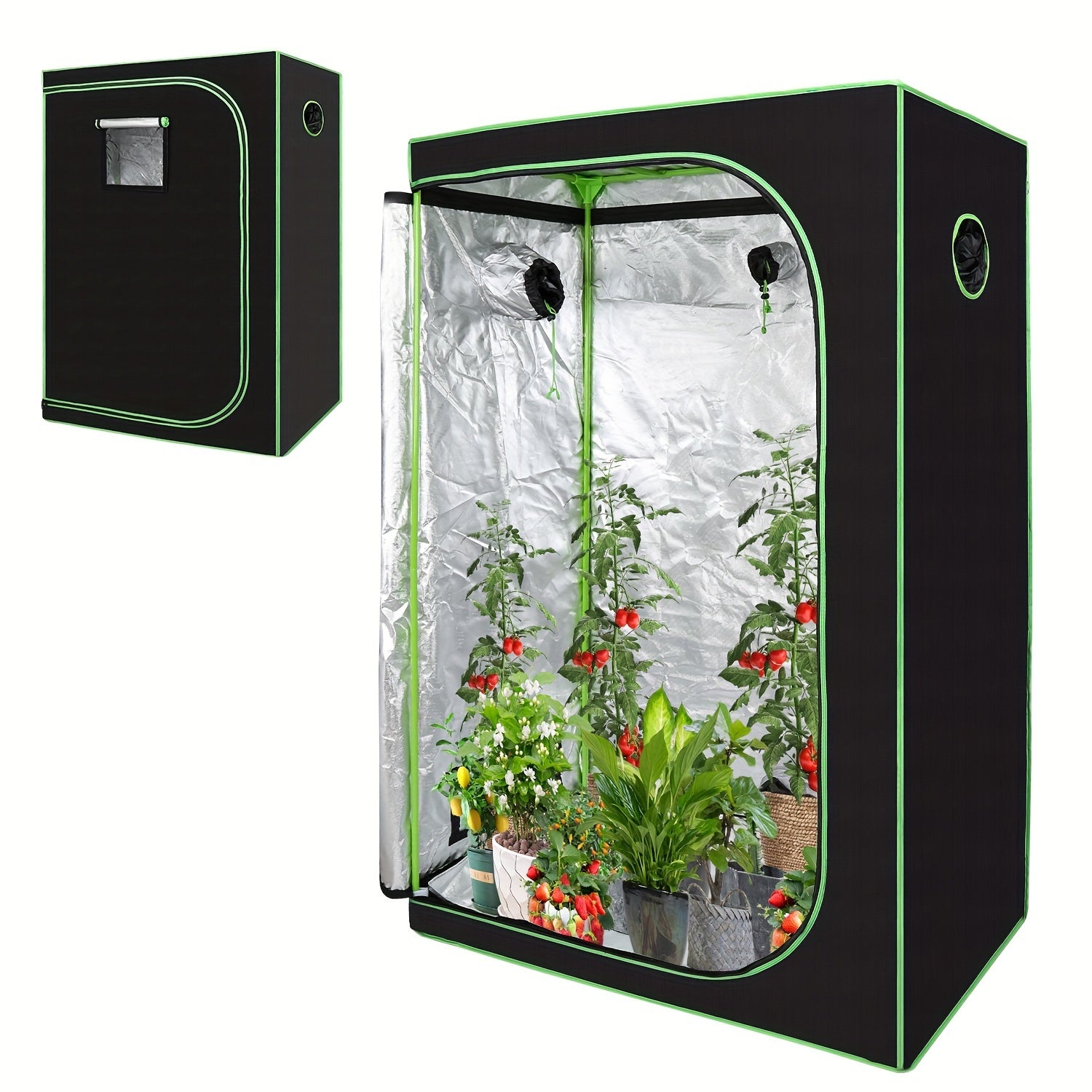 Pflanzen, wasserdicht für Pflanzen Lichtdicht und Wasserdicht Kulturzelt Indoor Growbox – Detailansicht 12