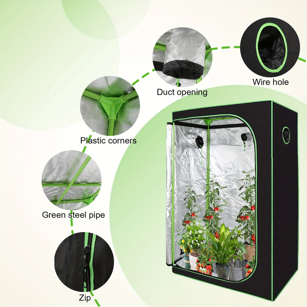 Pflanzen, wasserdicht für Pflanzen Lichtdicht und Wasserdicht Kulturzelt Indoor Growbox – Detailansicht 14