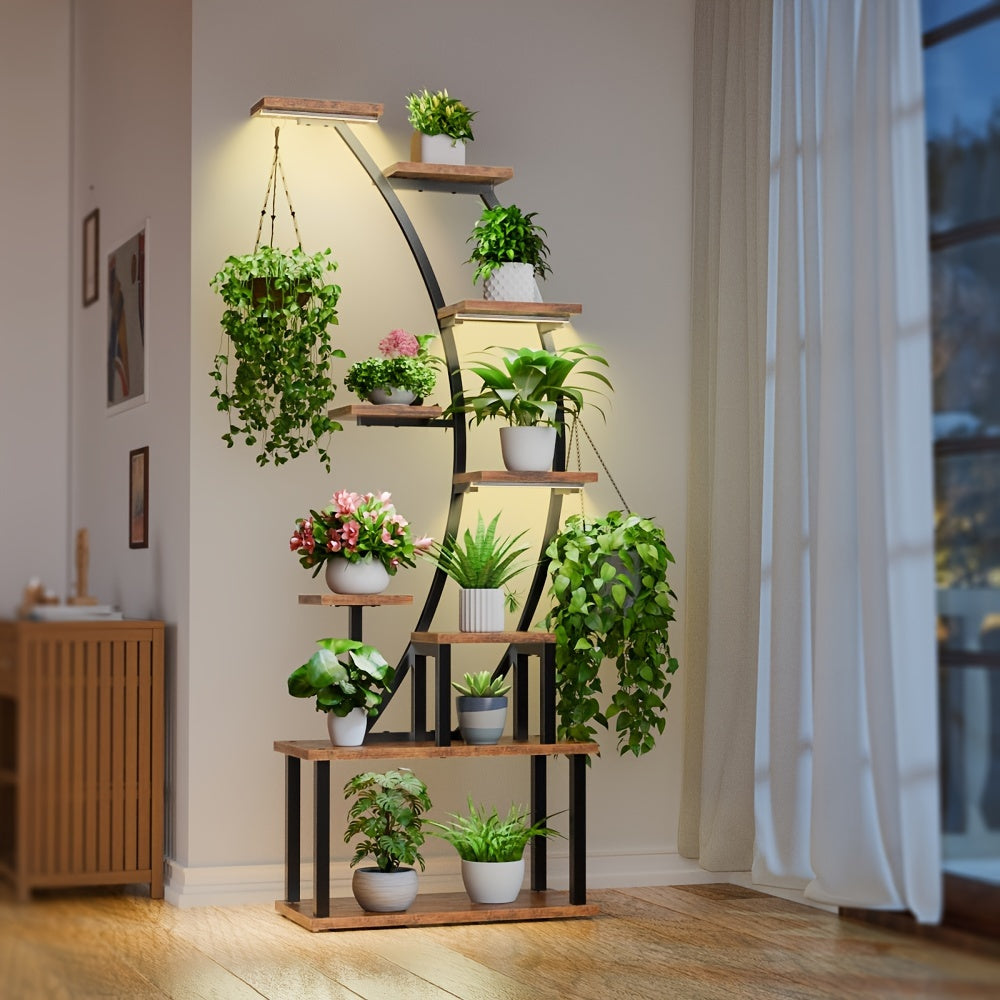Pflanzenständer, 160 cm für Zuhause und Wohnzimmer – Detailansicht 9