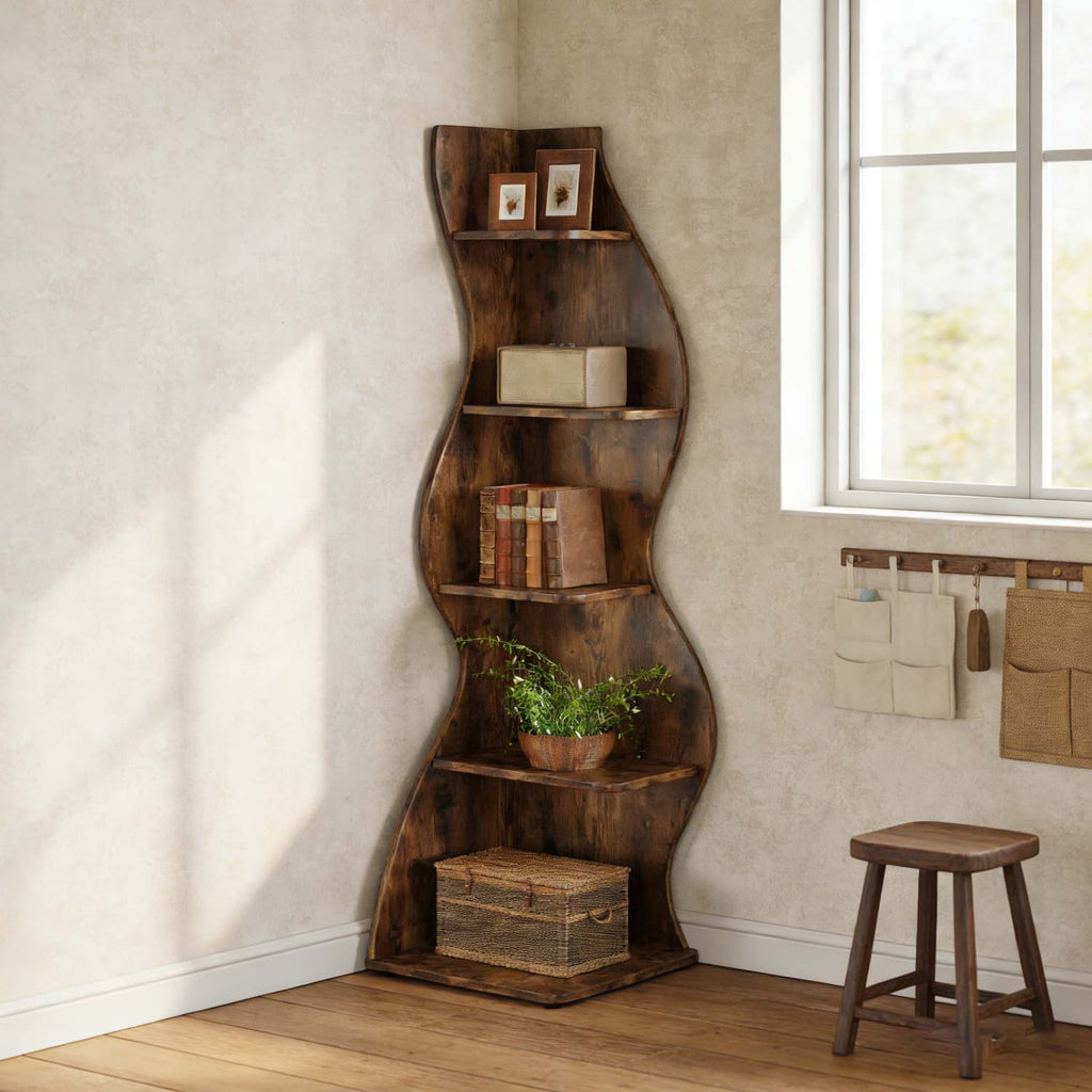 Pflanzenständer, Holz für Wohnzimmer und Arbeitszimmer – Detailansicht 4