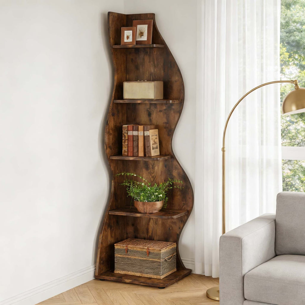 Pflanzenständer, Holz für Wohnzimmer und Arbeitszimmer – Detailansicht 7