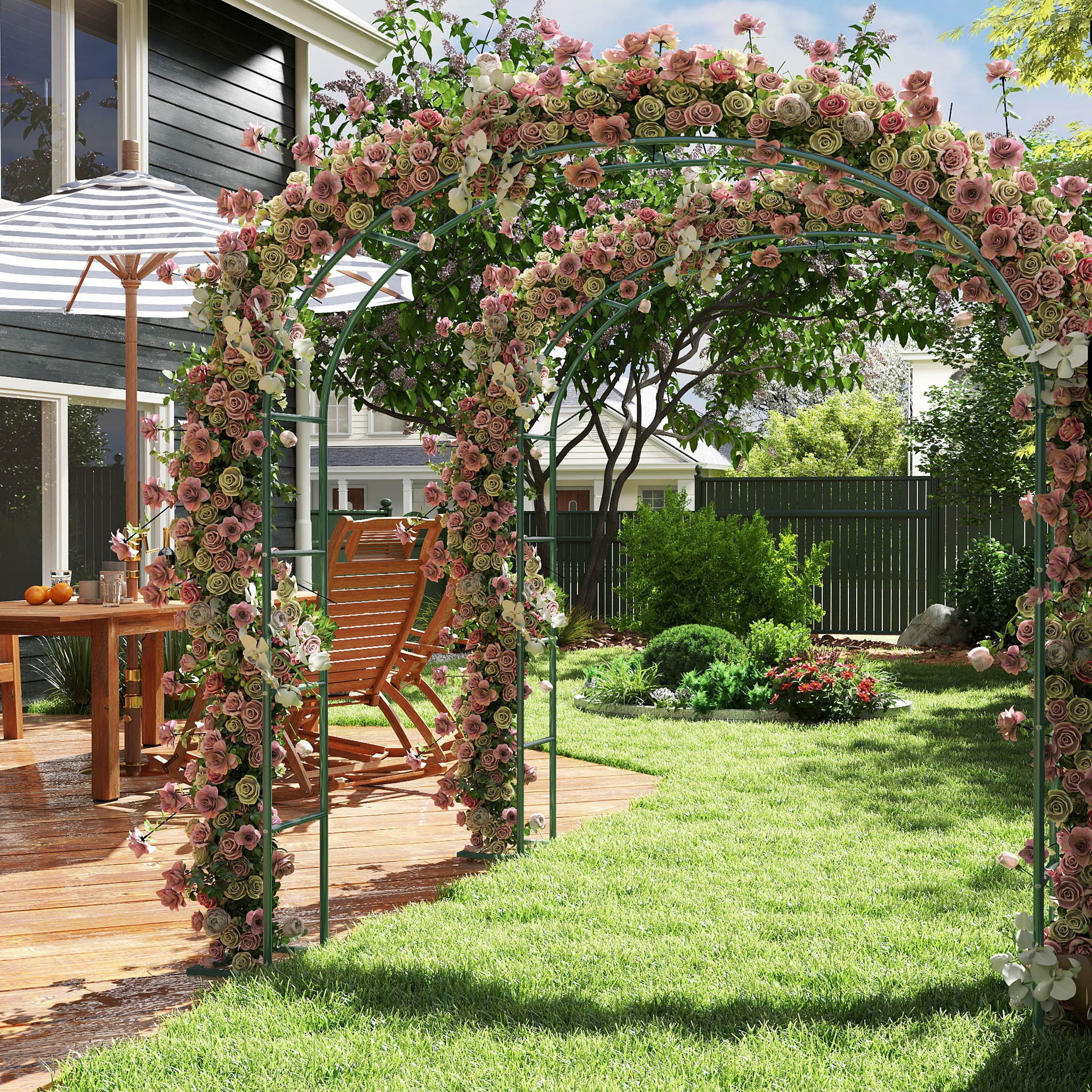 Pflanzenständer, Metall für Garten und Terrasse – Detailansicht 4