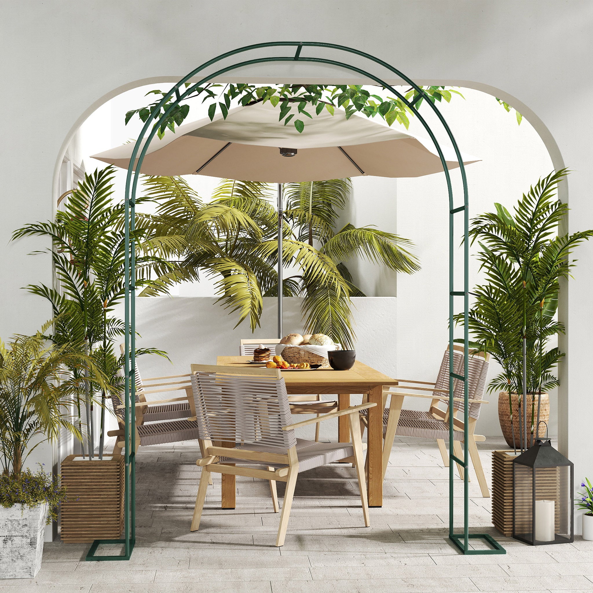 Pflanzenständer, Metall für Garten und Terrasse – Detailansicht 7