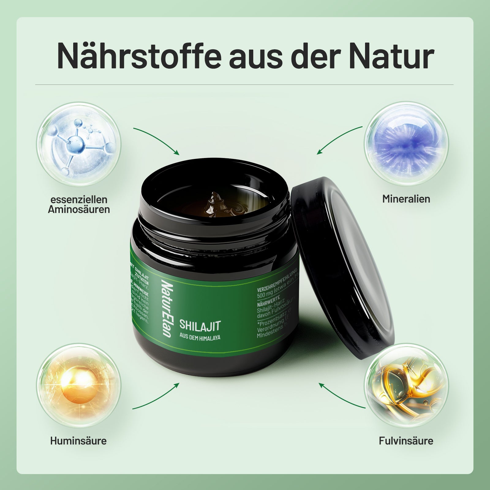 Pflanzliches Nahrungsergänzungsmittel, 35g für Alltag und Pflege zu Hause – Detailansicht 6