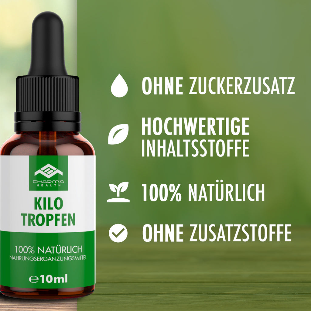 Pharma Health, Kilo Tropfen für Pflege zu Hause und Alltag – Detailansicht 2