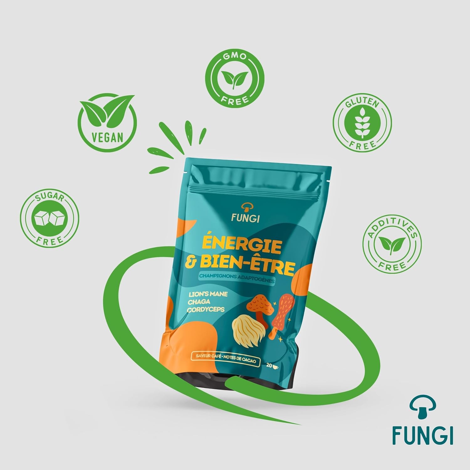 Pilze - Adaptogene Pilze (Cordyceps, Wie auf dem Bild für Alltag und Zuhause – Detailansicht 6