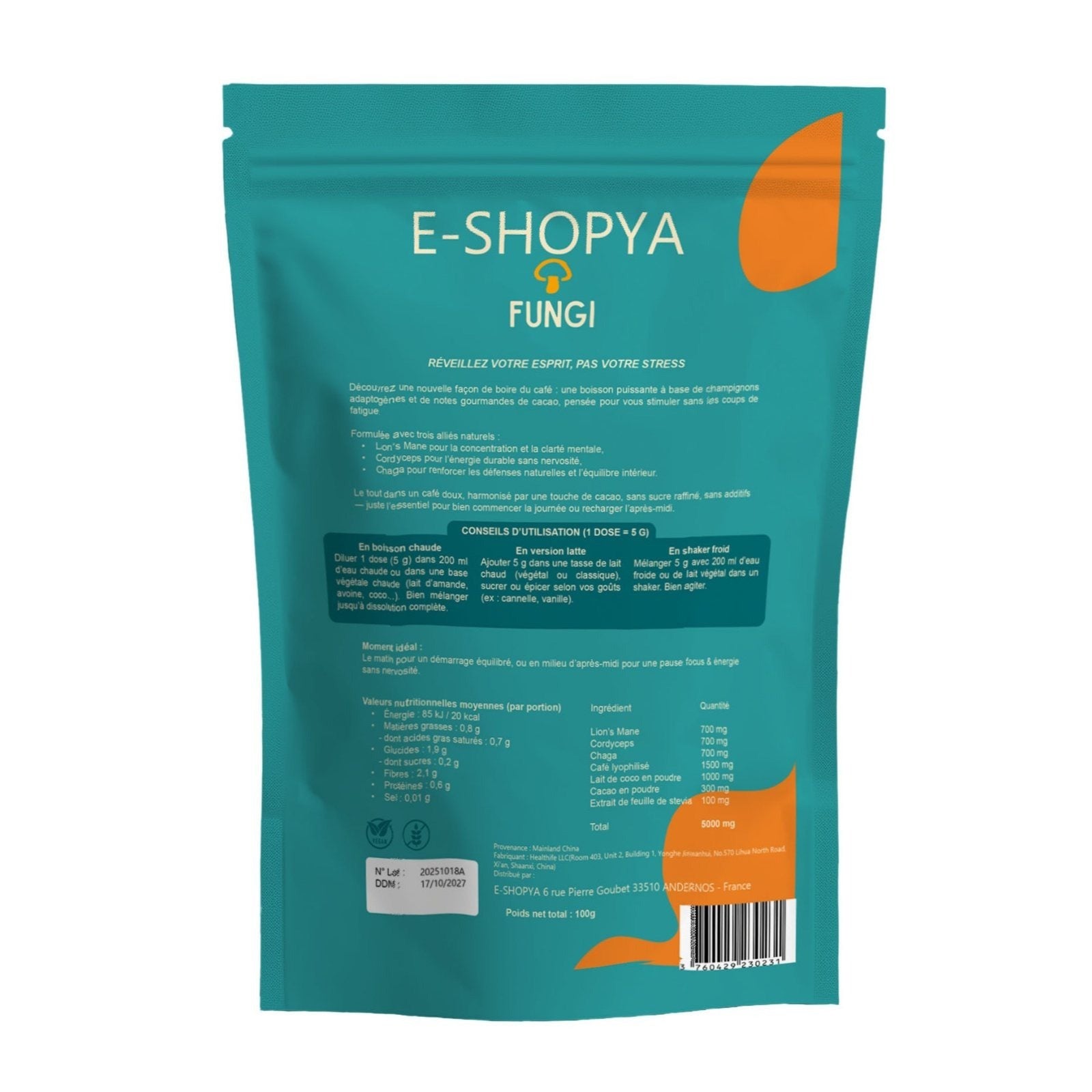Pilze - Adaptogene Pilze (Cordyceps, Wie auf dem Bild für Alltag und Zuhause – Detailansicht 7