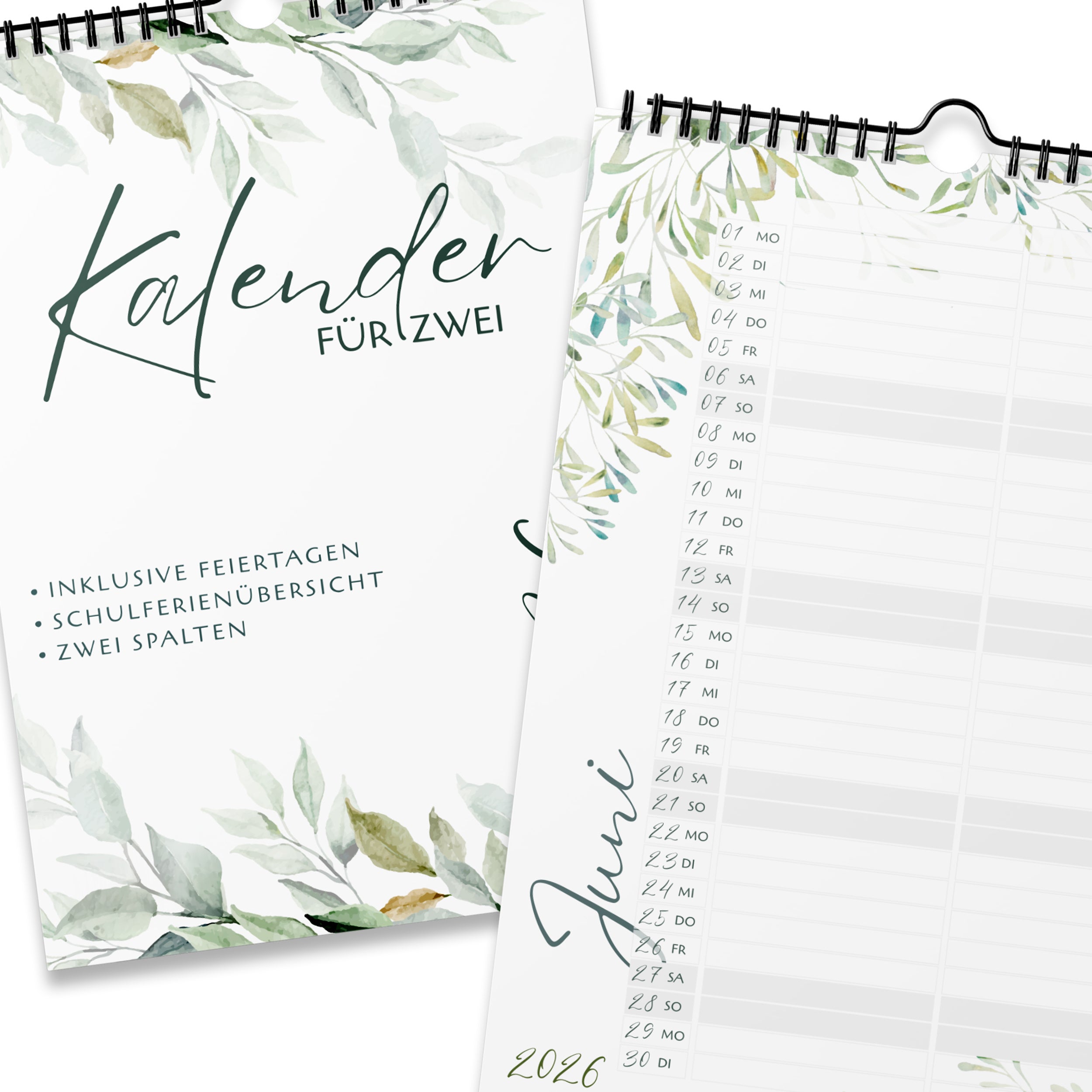 Planer für Zwei (Wandkalender, Monstera für Alltag und Zuhause – Detailansicht 12