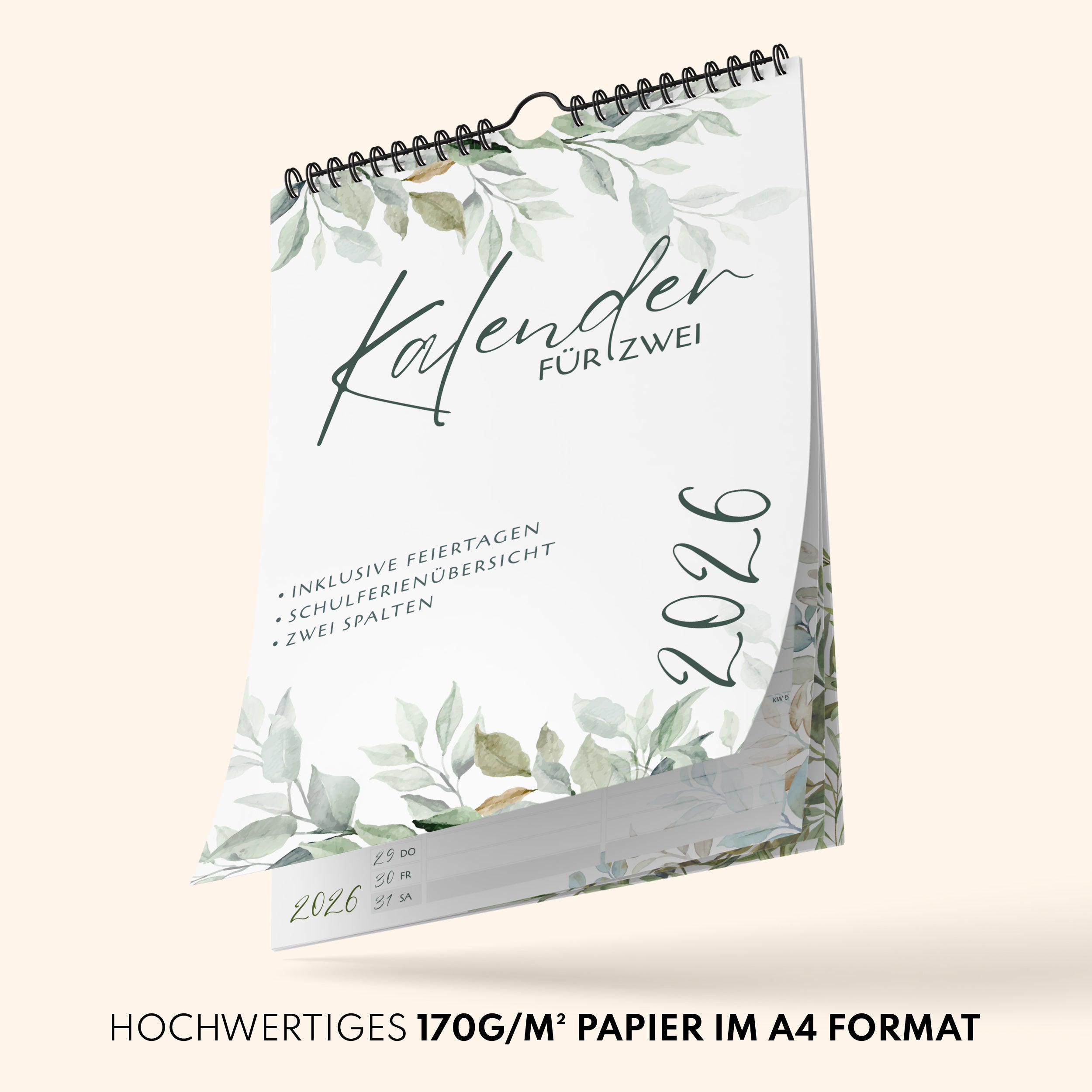 Planer für Zwei (Wandkalender, Monstera für Alltag und Zuhause – Detailansicht 13