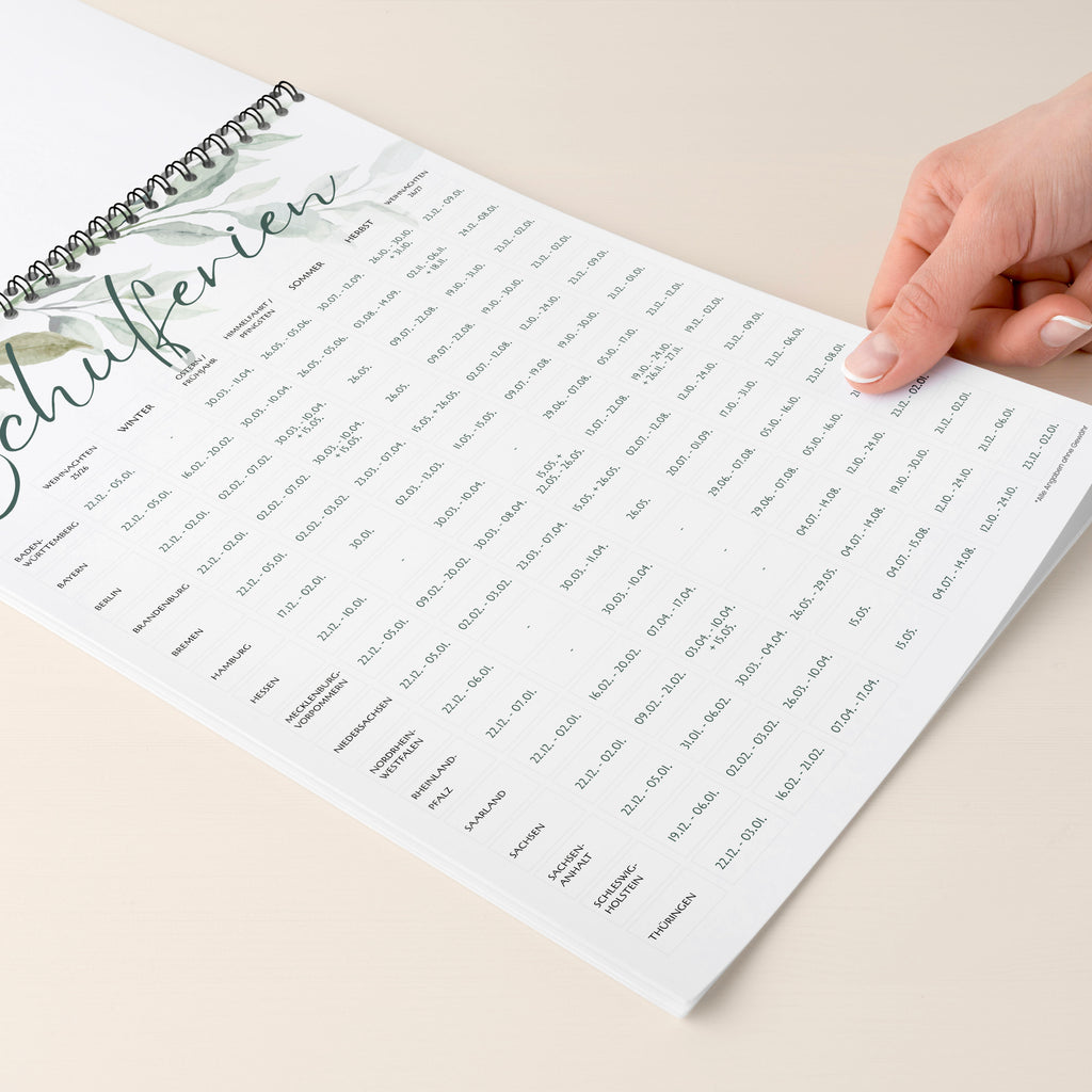 Planer für Zwei (Wandkalender, Monstera für Alltag und Zuhause – Detailansicht 15