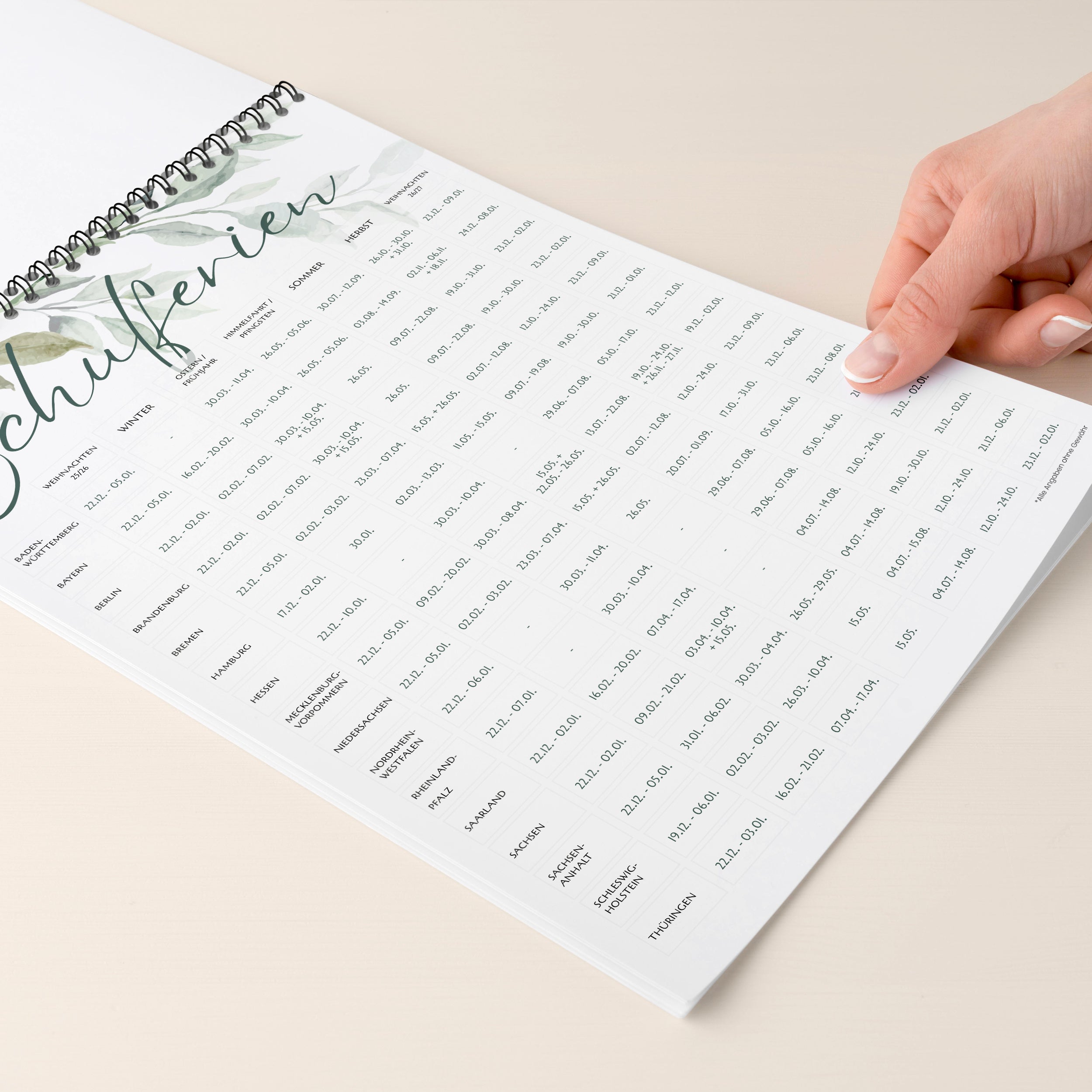 Planer für Zwei (Wandkalender, Monstera für Alltag und Zuhause – Detailansicht 15