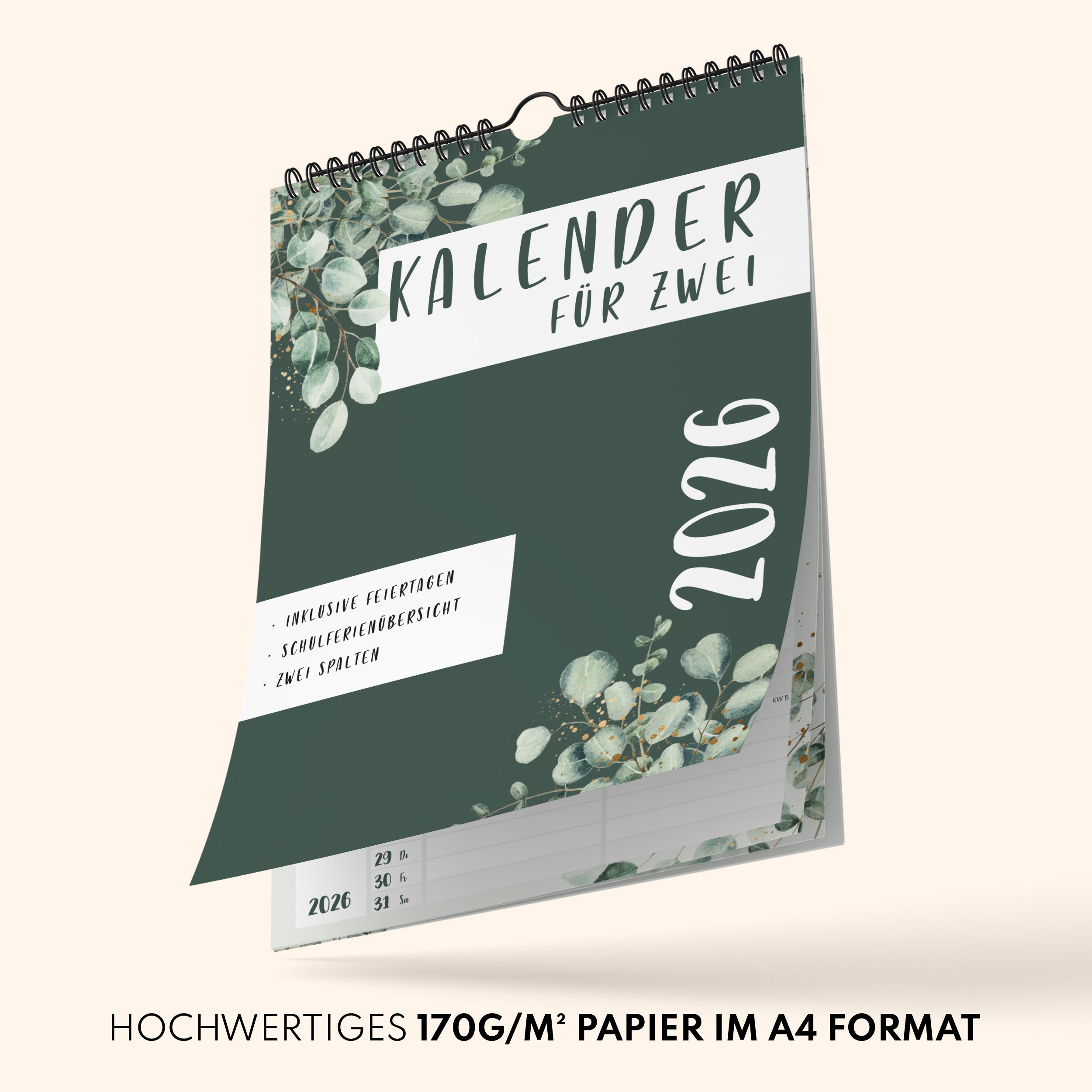 Planer für Zwei (Wandkalender, Monstera für Alltag und Zuhause – Detailansicht 22