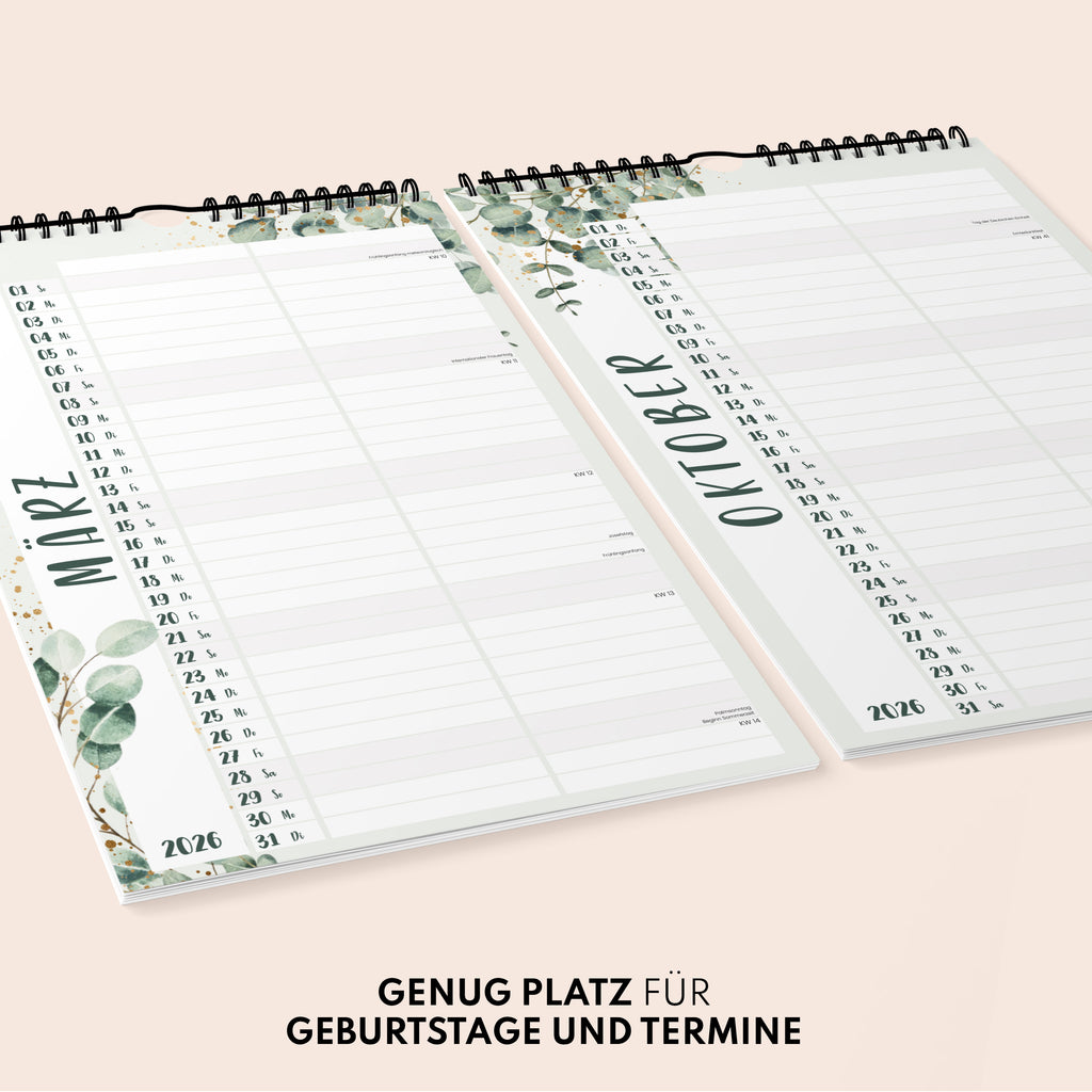 Planer für Zwei (Wandkalender, Monstera für Alltag und Zuhause – Detailansicht 23
