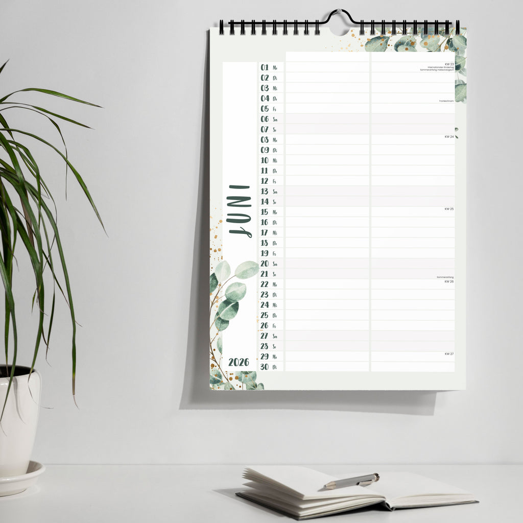 Planer für Zwei (Wandkalender, Monstera für Alltag und Zuhause – Detailansicht 26