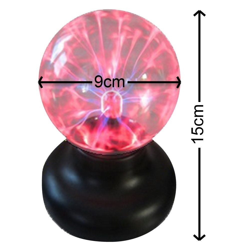 Plasma Ball Rot, 15cm für Alltag und Zuhause – Hauptansicht