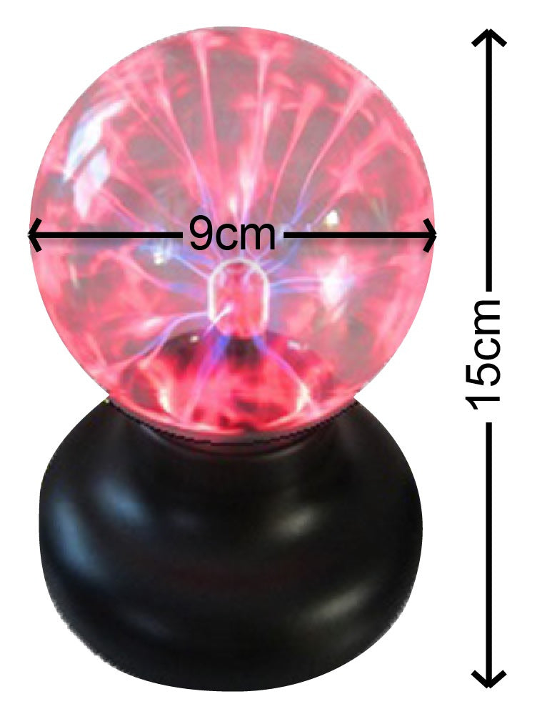 Plasma Ball Rot, 15cm für Alltag und Zuhause – Detailansicht 2