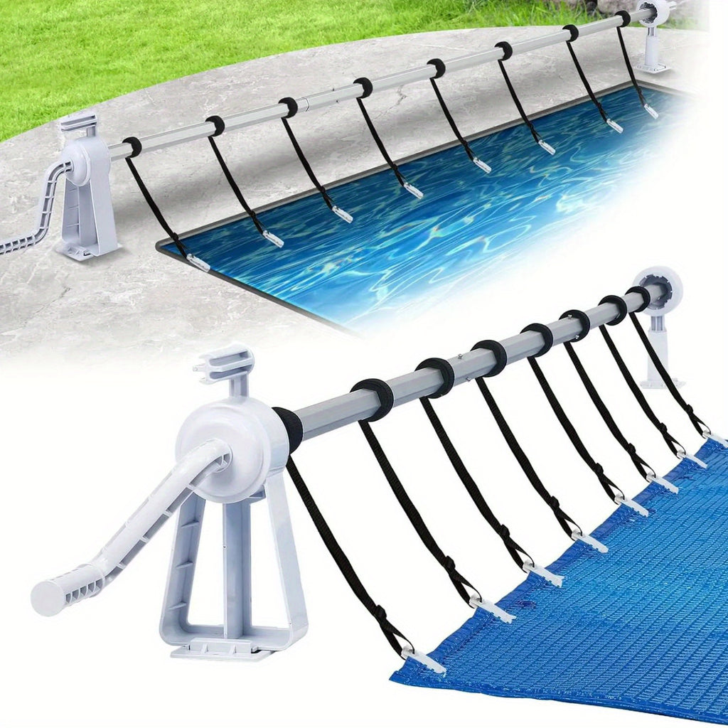 Pool Reel, Weiss für Pool-Planen und feste Montage – Detailansicht 2