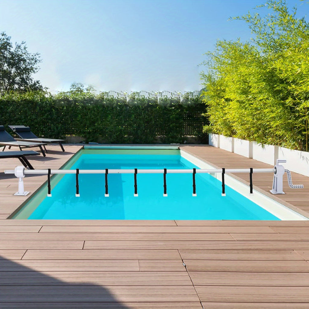 Pool Reel, Weiss für Pool-Planen und feste Montage – Detailansicht 4