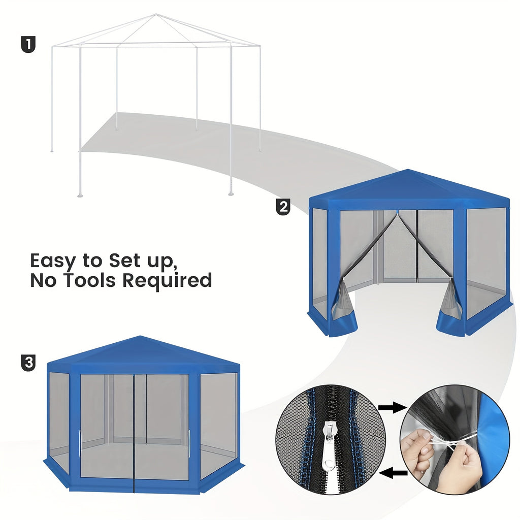 Pop-up-Gartenpavillon, 1 Stück für Garten und Terrasse – Detailansicht 10