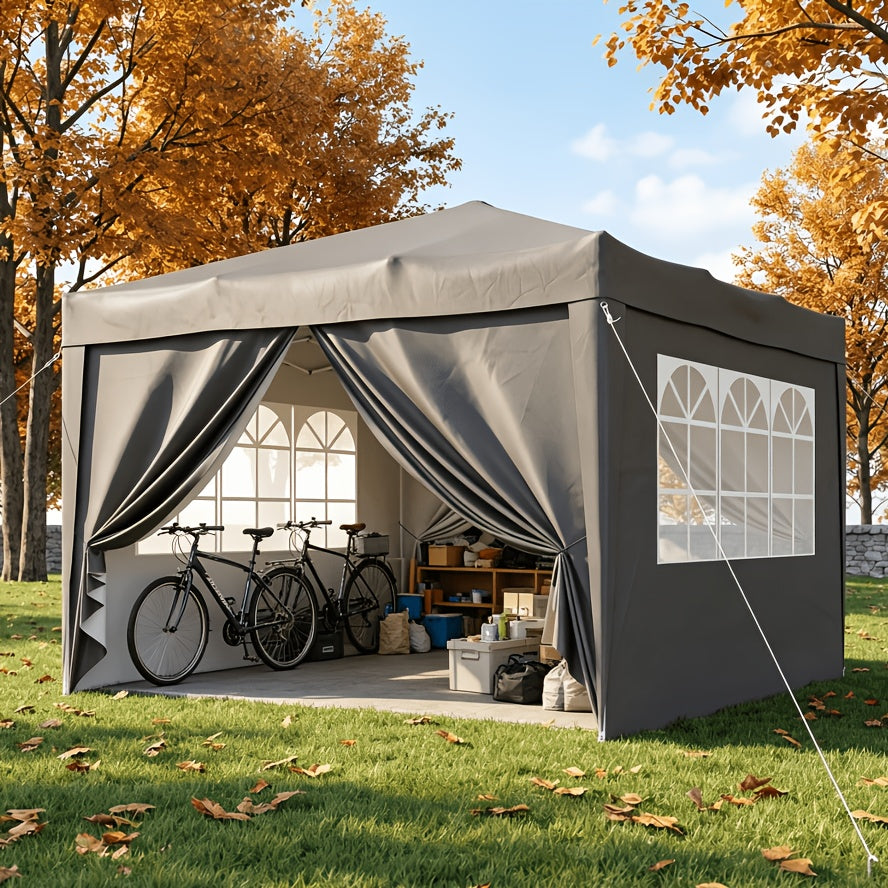 Pop-up-Gartenpavillon, 3 x 3 m für Garten und Terrasse – Detailansicht 2