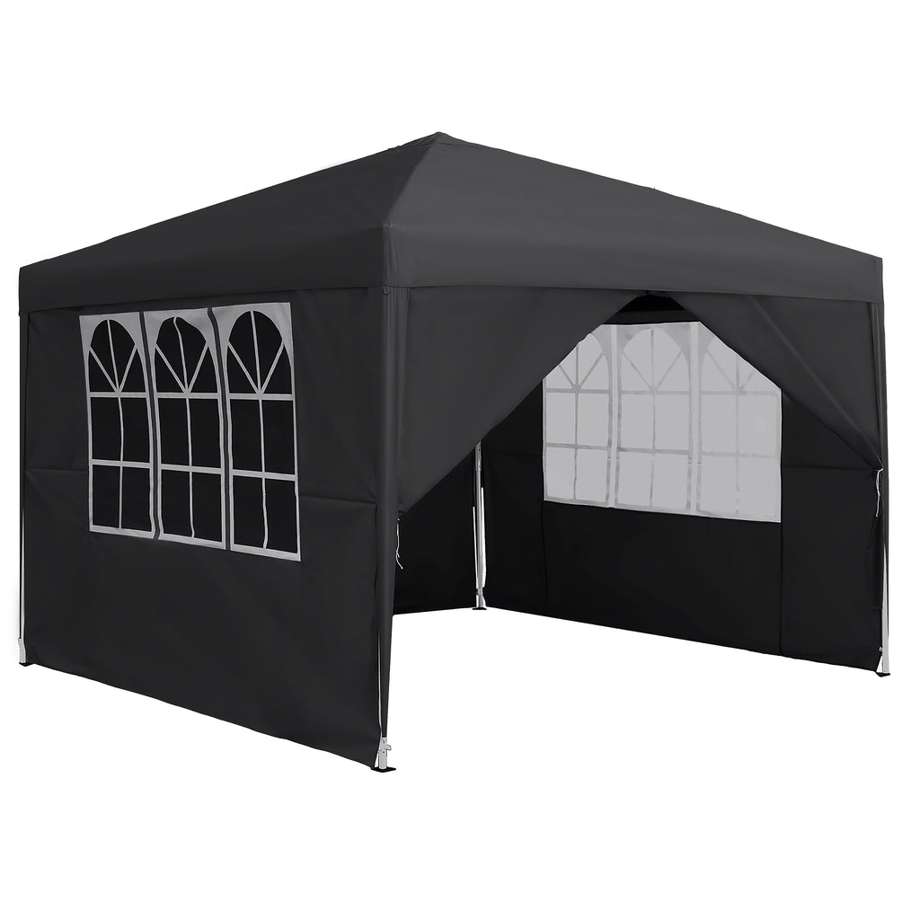 Pop-up-Gartenpavillon, 3 x 3 m für Garten und Terrasse – Detailansicht 3