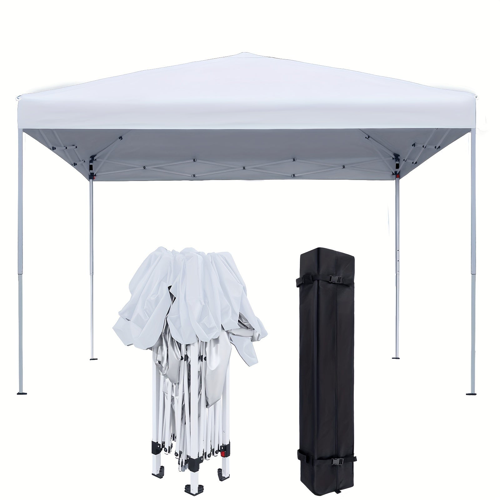 Pop-up-Gartenpavillon, Anthrazit für Terrasse und Garten – Detailansicht 7