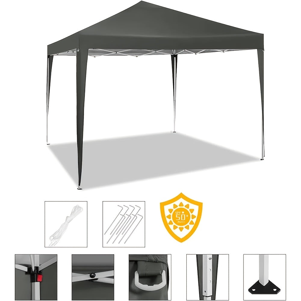 Pop-up-Gartenpavillon, Beige für Terrasse – Detailansicht 2