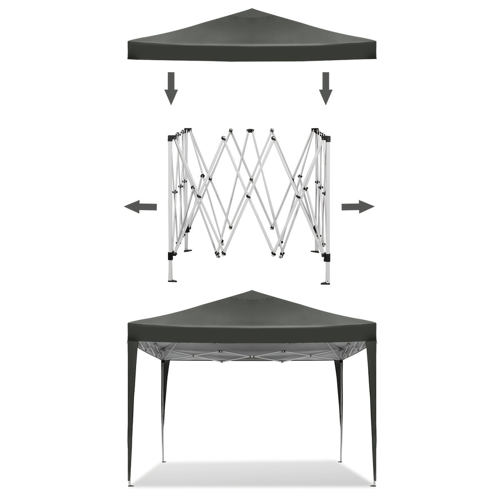 Pop-up-Gartenpavillon, Beige für Terrasse – Detailansicht 6