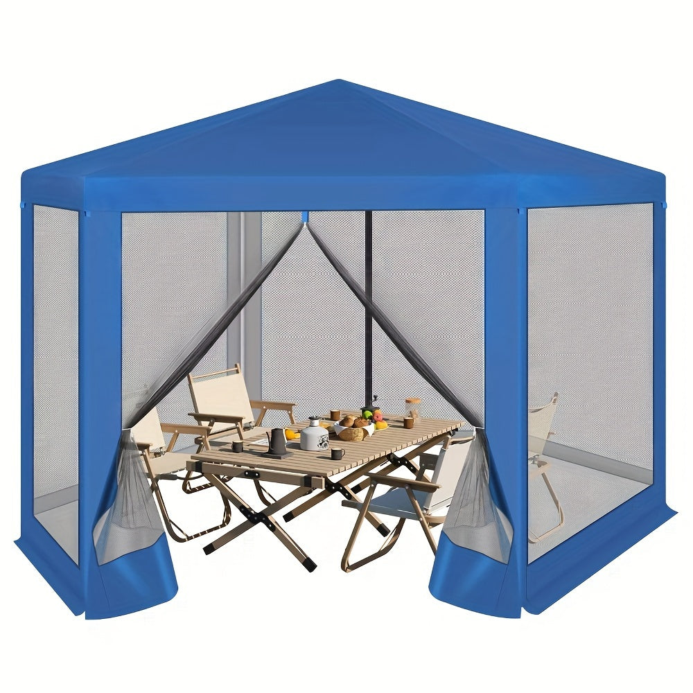 Pop-up-Gartenpavillon, Metall für Garten und Terrasse – Detailansicht 11