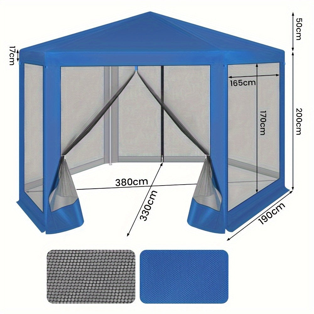 Pop-up-Gartenpavillon, Metall für Garten und Terrasse – Detailansicht 14