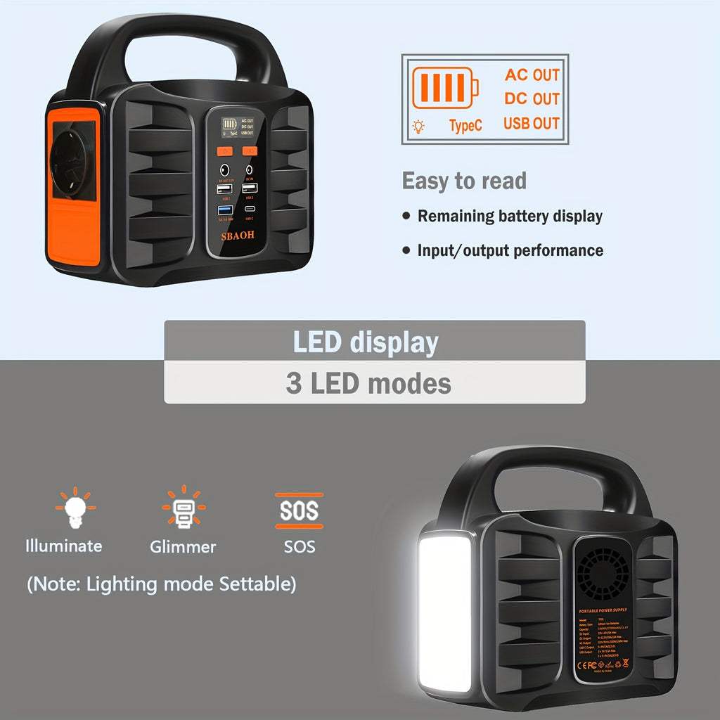 Power Stations, 150W für Camping und Reisen – Detailansicht 3