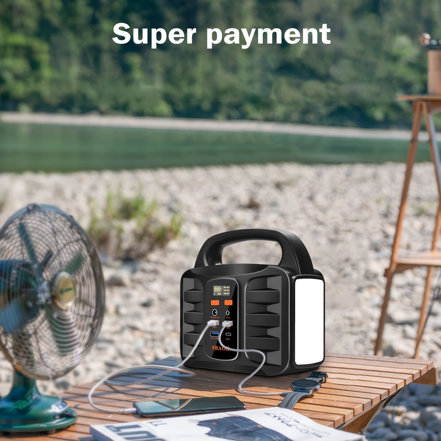 Power Stations, 150W für Camping und Reisen – Detailansicht 7