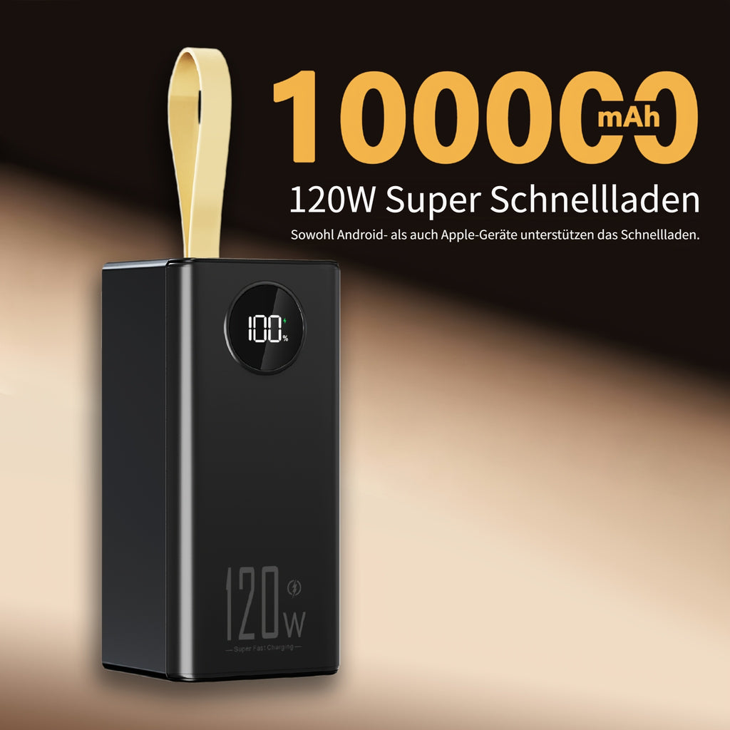 Powerbank, 100000mAh für Camping und Reisen – Detailansicht 3
