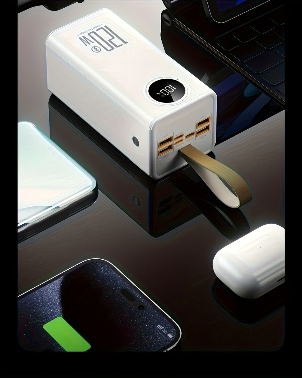 Powerbank, 100000mAh für Camping und Reisen – Detailansicht 22