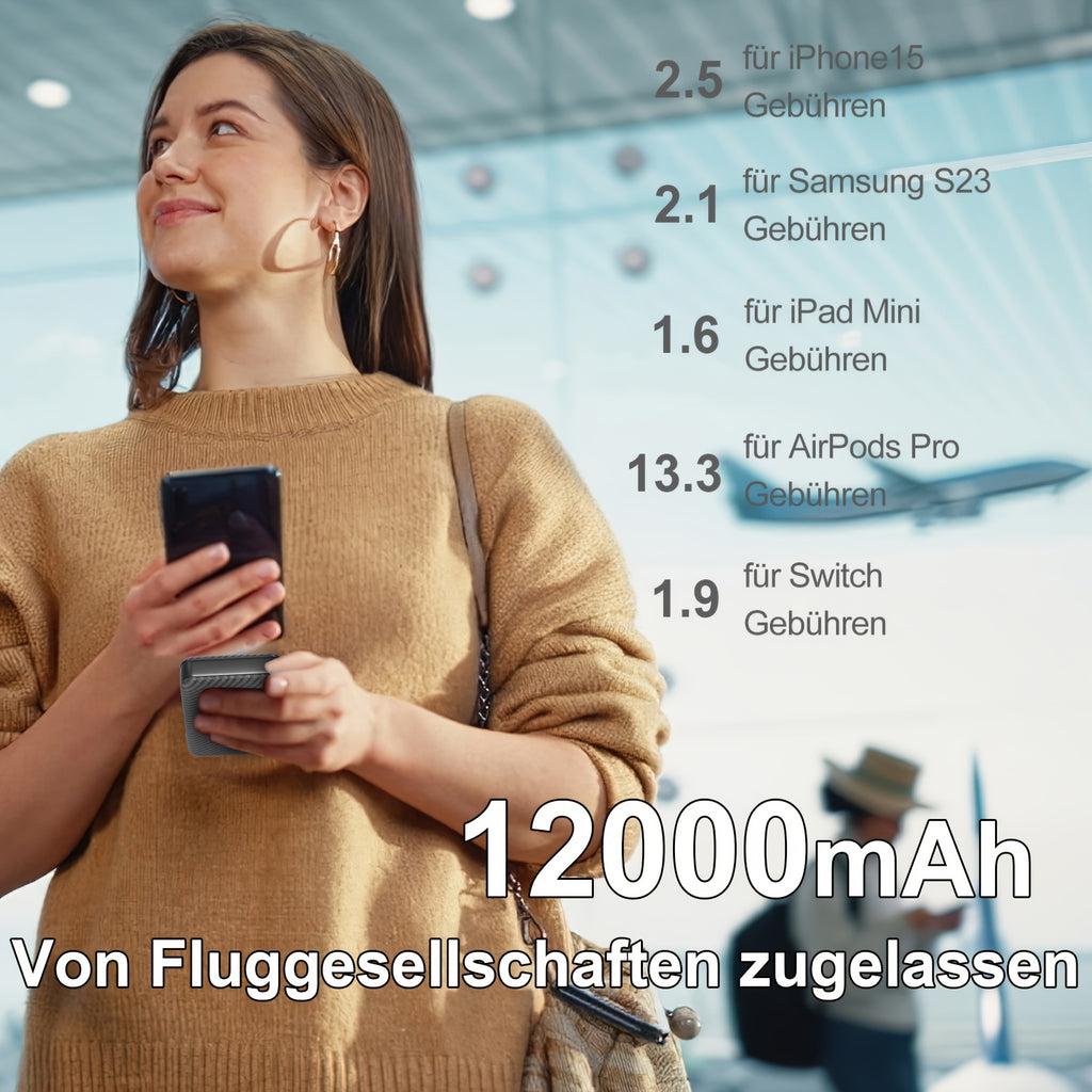 Powerbank, 12000mAh für beheizte Weste - 5V 2 und beheizte Jacke – Detailansicht 2