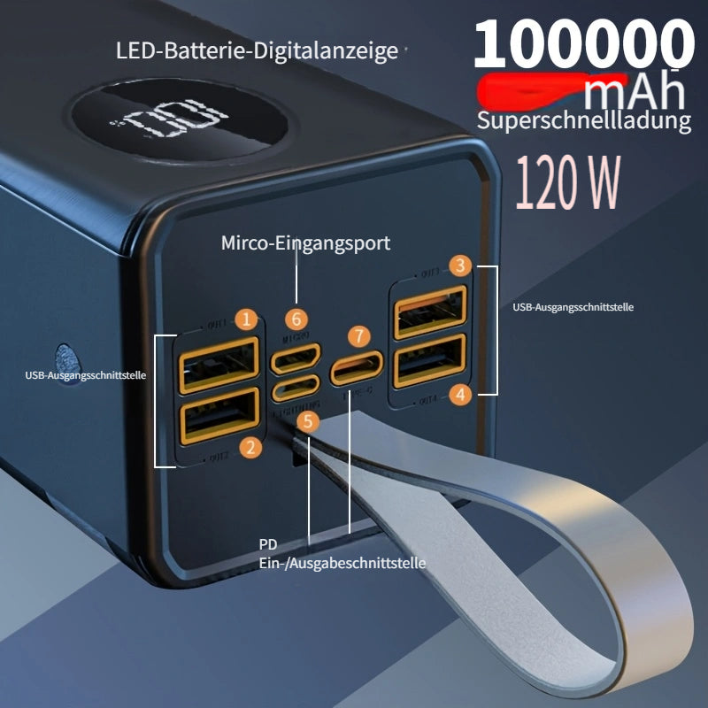 Powerbank, 120W für Reisen und Camping – Detailansicht 2