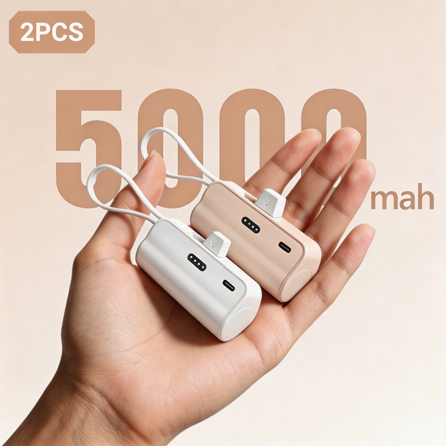 Powerbank, 2 Stück für Reisen und Camping – Detailansicht 4