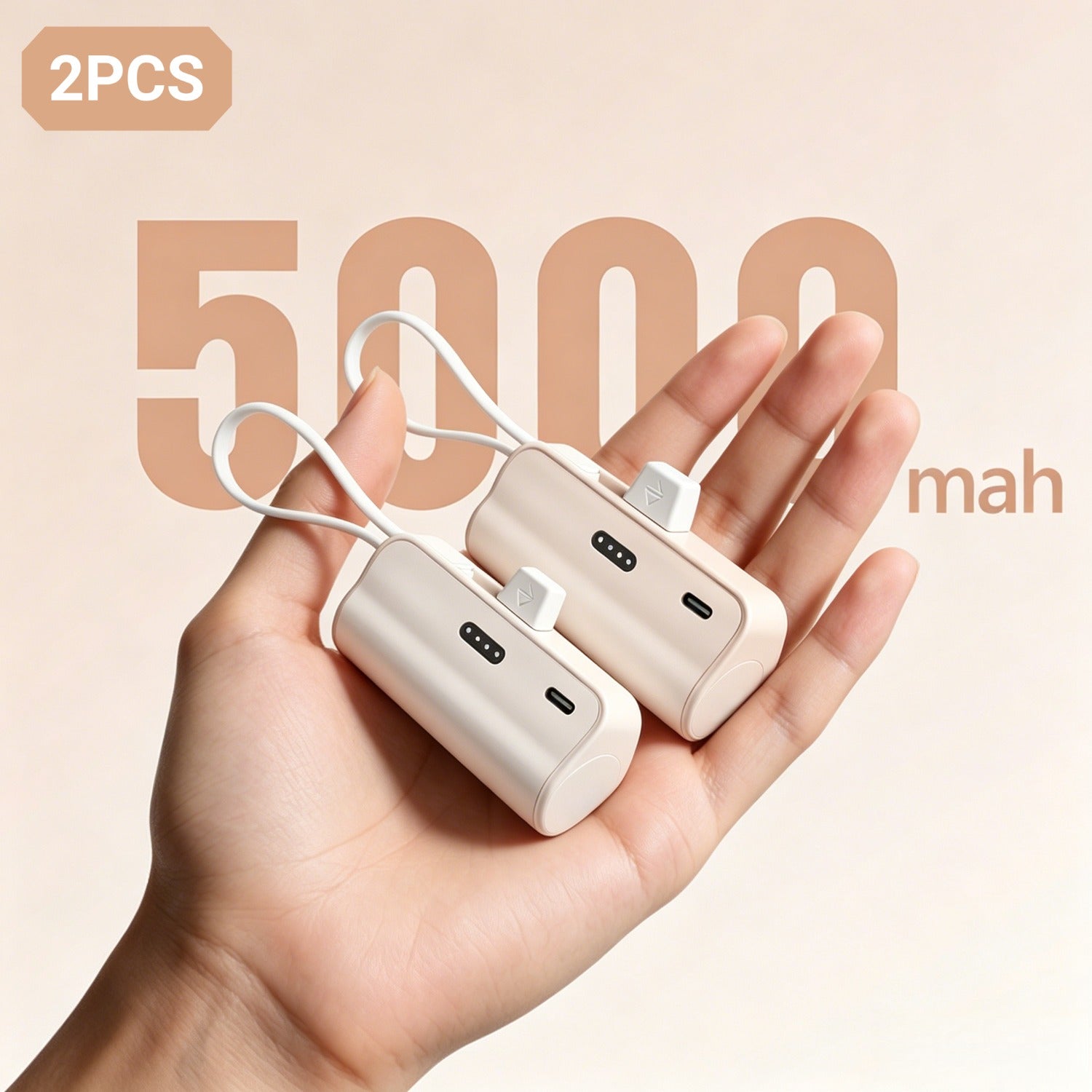 Powerbank, 2 Stück für Reisen und Camping – Detailansicht 5