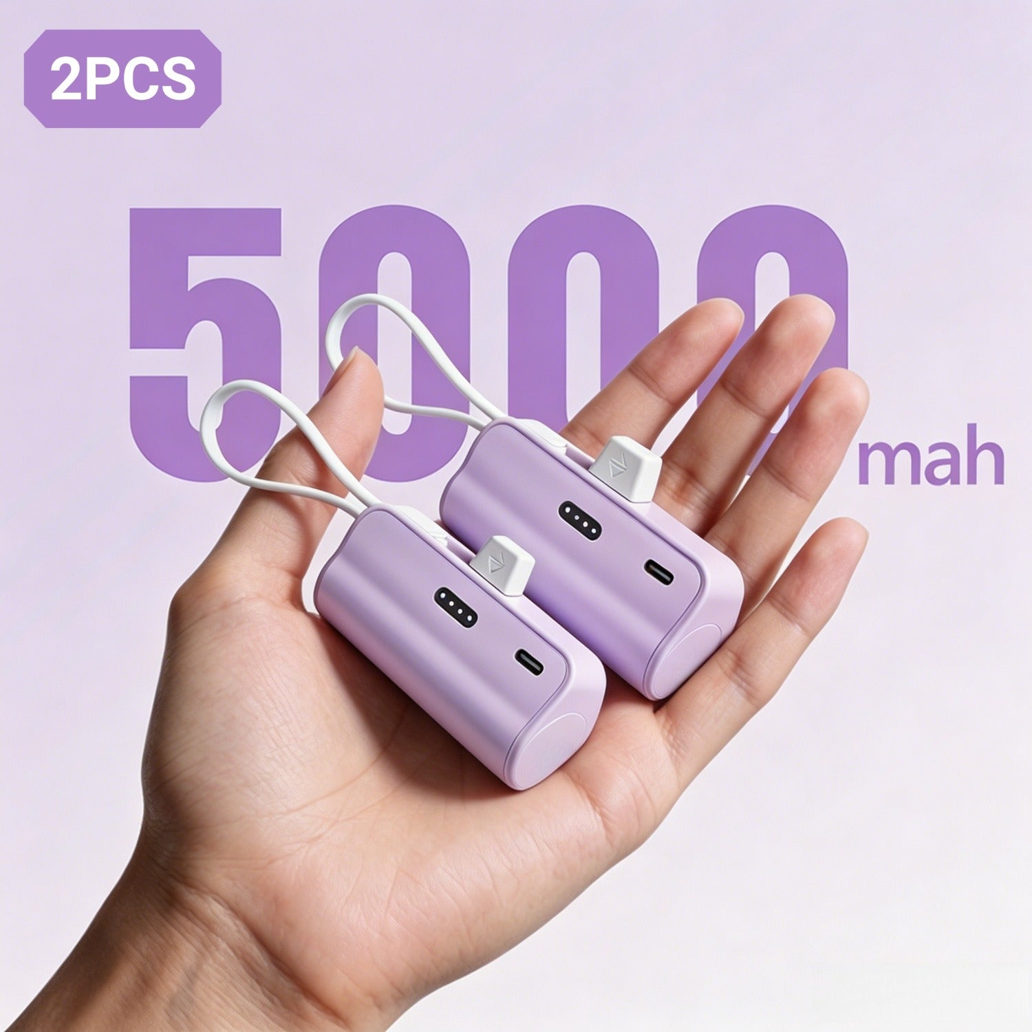 Powerbank, 2 Stück für Reisen und Camping – Detailansicht 6