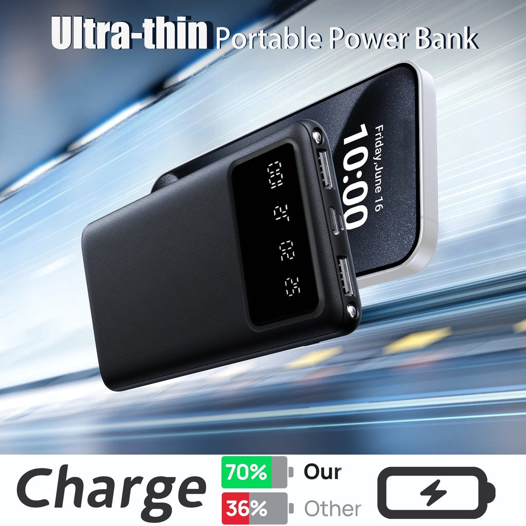 Powerbank, 20000mAh für Camping und Reisen – Hauptansicht
