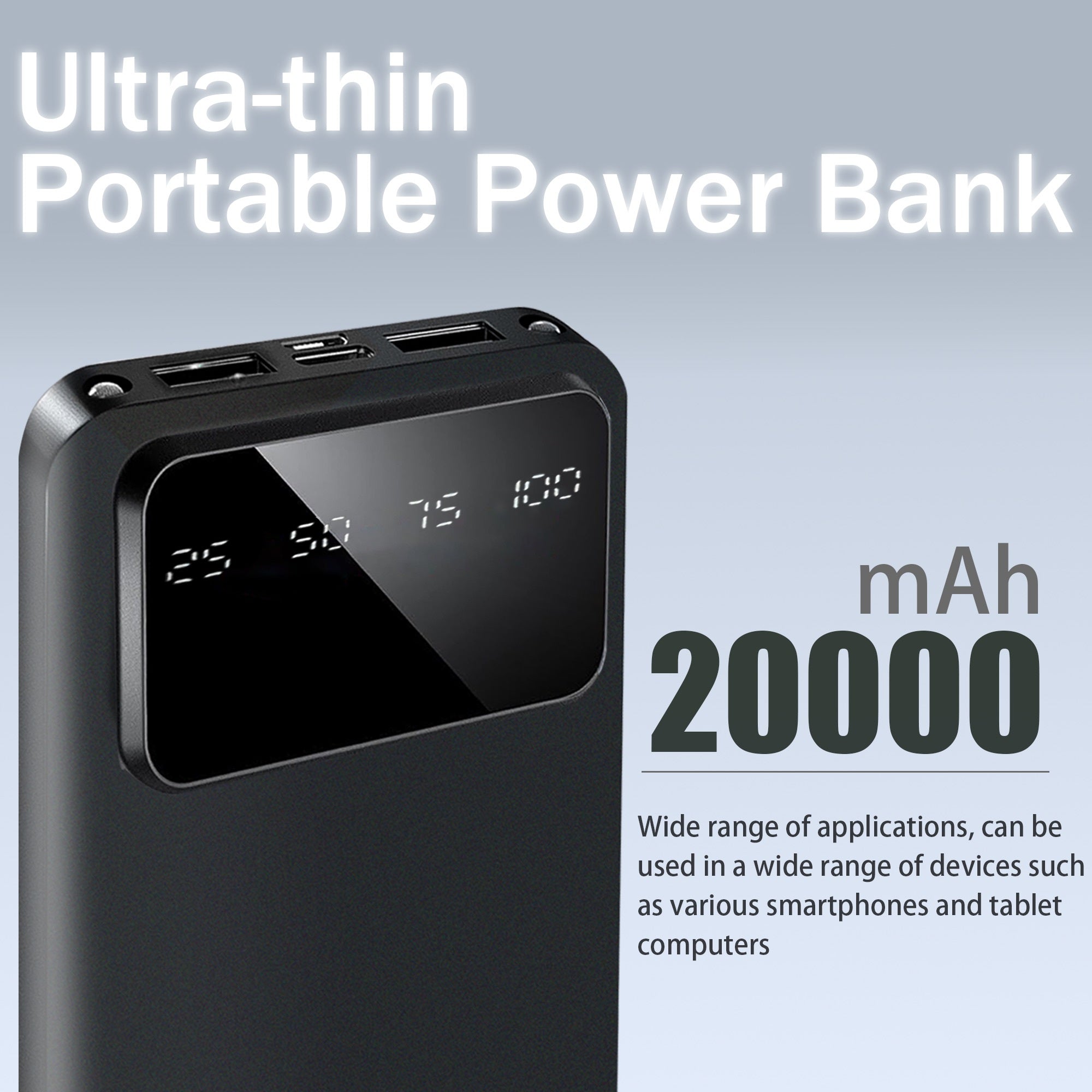 Powerbank, 20000mAh für Camping und Reisen – Detailansicht 13