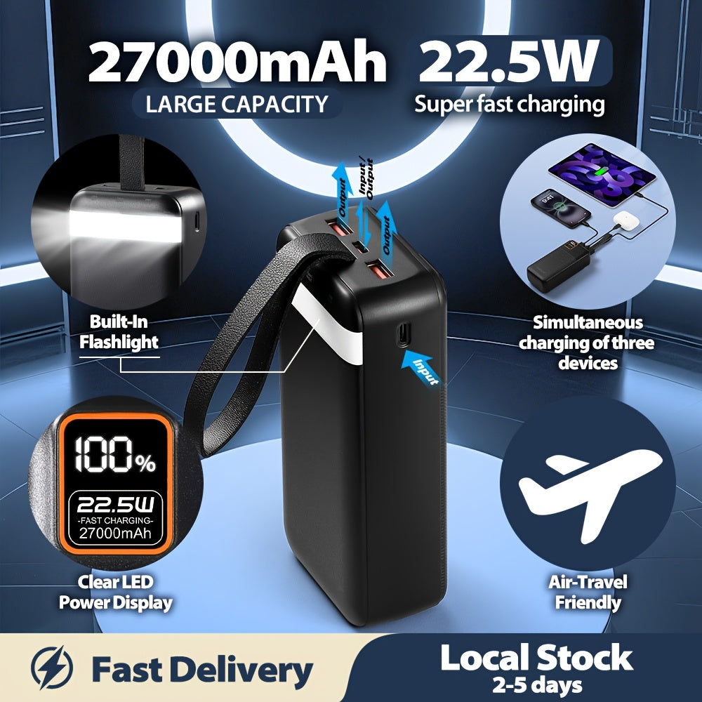 Powerbank, 22,5W für Camping und iPhone – Detailansicht 4