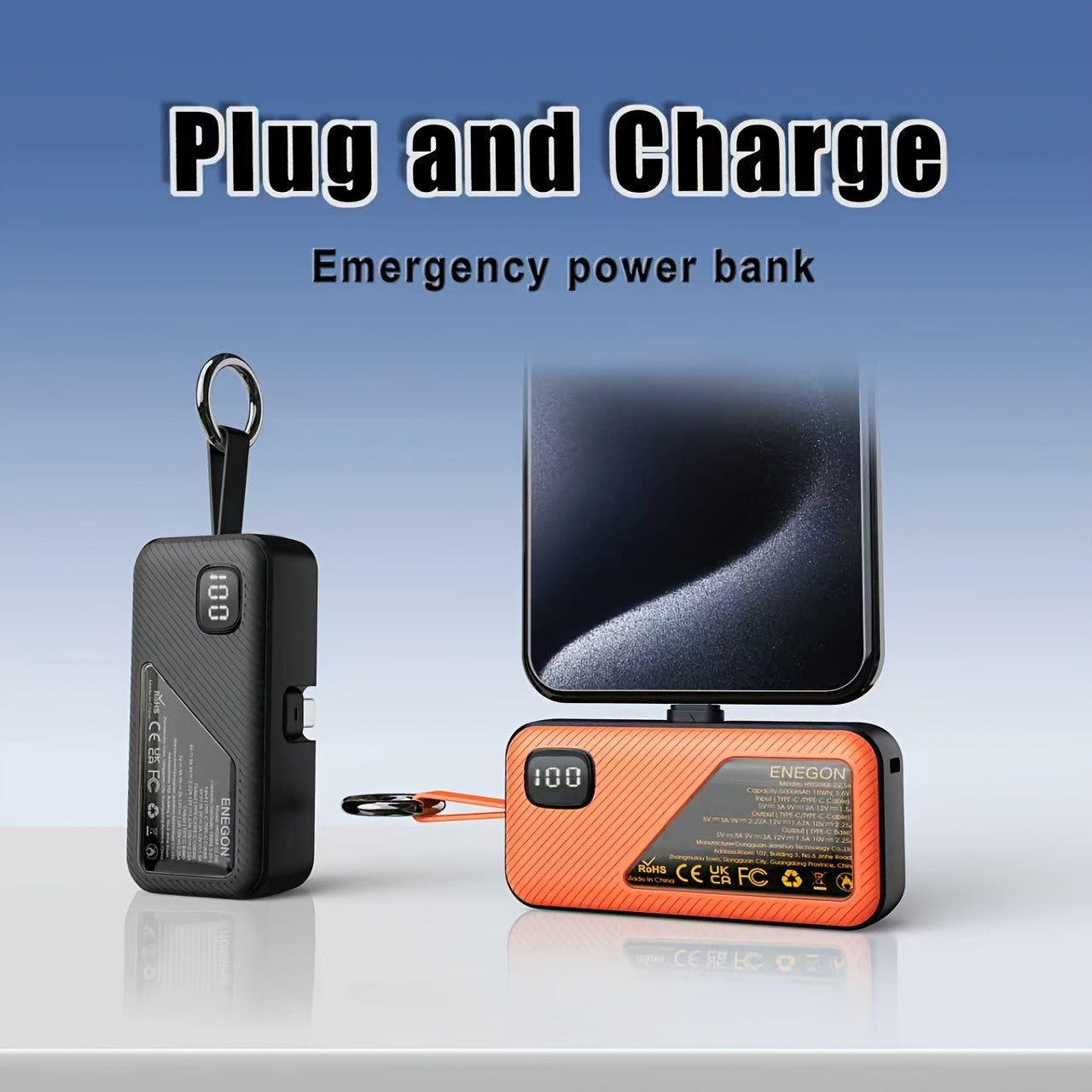 Powerbank, 2er-Pack für Camping – Detailansicht 13