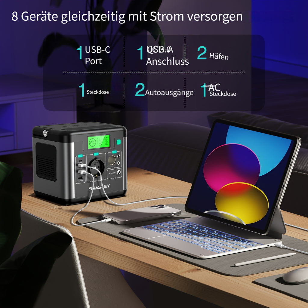 Powerbank, 300W für Camping und Reisen – Hauptansicht