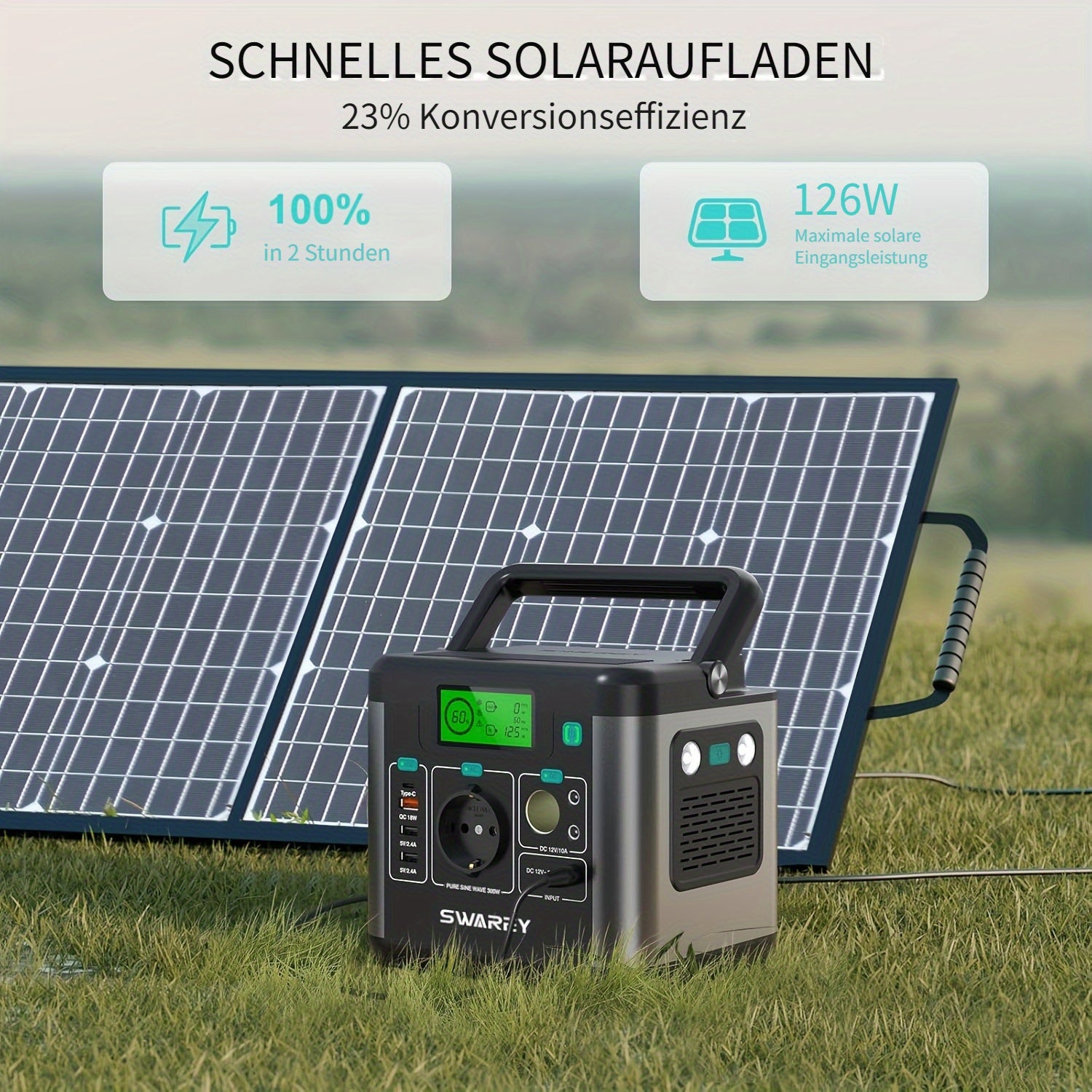 Powerbank, 300W für Camping und Reisen – Detailansicht 4