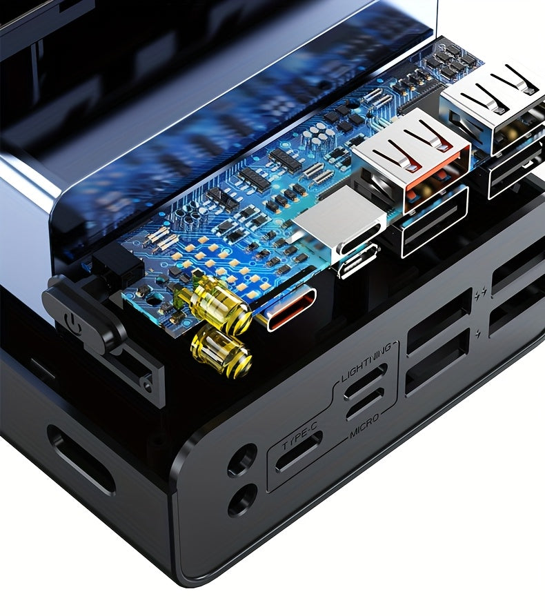 Powerbank, 4 USB-Anschlüsse für den Außenbereich und Zuhause – Detailansicht 28