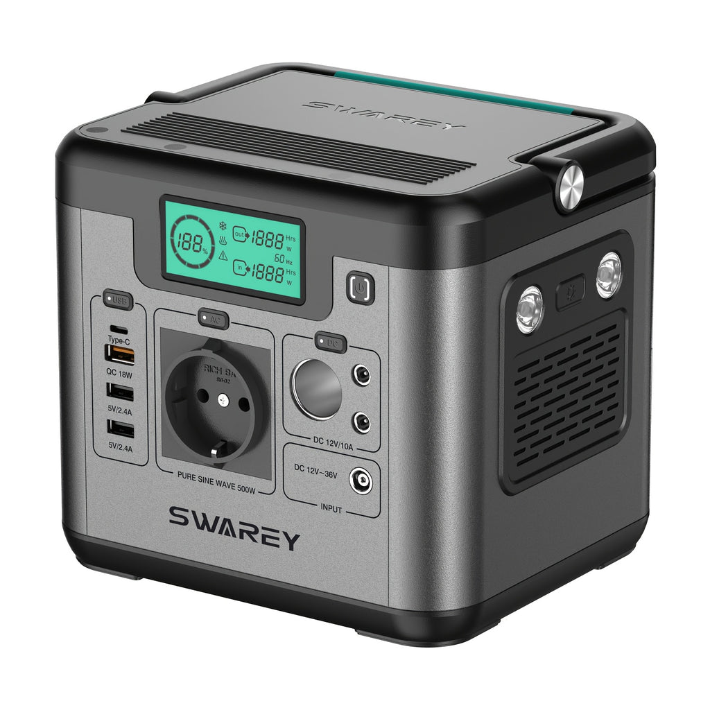 Powerbank, 500 W für Camping und Reisen – Hauptansicht