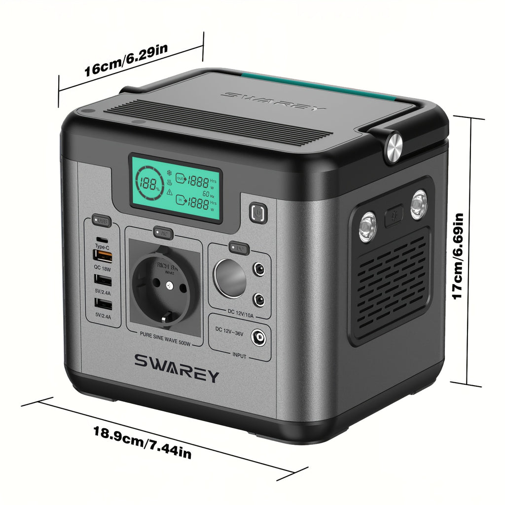 Powerbank, 500 W für Camping und Reisen – Detailansicht 5