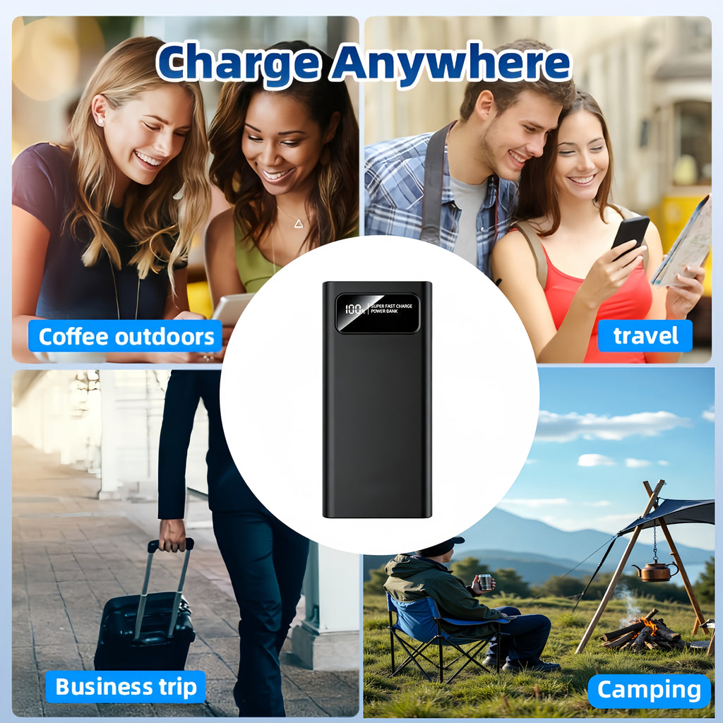 Powerbank, 5W Schnellladung Tragbares Ladegerät USB-C für Alltag und Zuhause – Detailansicht 12